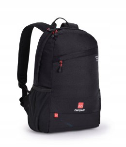 CAMPUS BLANE 18L- LEKKI PLECAK MIEJSKI SPORTOWY UNISEX CZARNY
