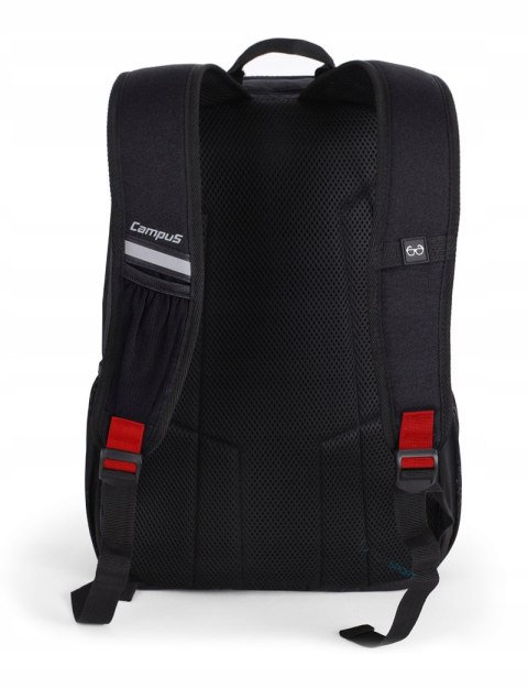 CAMPUS BLANE 18L- LEKKI PLECAK MIEJSKI SPORTOWY UNISEX CZARNY CAMPUS BLANE 18L- LEKKI PLECAK MIEJSKI SPORTOWY UNISEX CZARNY