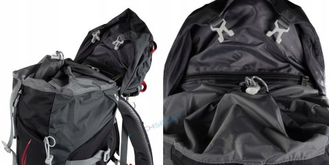 ODDYCHAJĄCY MARKOWY PLECAK TREKKINGOWY BERGSON VINSTRA 40L | CZARNY ODDYCHAJĄCY MARKOWY PLECAK TREKKINGOWY BERGSON VINSTRA 40L | CZARNY