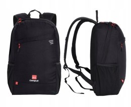 PELECAK CAMPUS BLANE 18L - TURYSTYCZNY, LEKKI, SPORTOWY UNISEX CZARNY