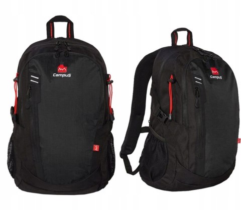 PLECAK CAMPUS DONARD 25L- WYGODNY LEKKI STYLOWY | CZARNY PLECAK CAMPUS DONARD 25L- WYGODNY LEKKI STYLOWY | CZARNY