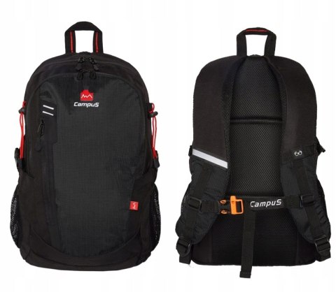 PLECAK SZKOLNY CAMPUS DONARD 25L ERGONOMICZNY DLA UCZNIA | CZARNY PLECAK SZKOLNY CAMPUS DONARD 25L ERGONOMICZNY DLA UCZNIA | CZARNY
