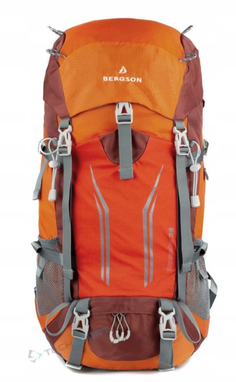 SPORTOWY PLECAK TREKKINGOWY BERGSON TUNNEBO 35L ODDYCHAJĄCY POMARAŃCZOWY SPORTOWY PLECAK TREKKINGOWY BERGSON TUNNEBO 35L ODDYCHAJĄCY POMARAŃCZOWY