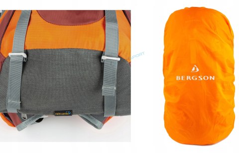 SPORTOWY PLECAK TREKKINGOWY BERGSON TUNNEBO 35L ODDYCHAJĄCY POMARAŃCZOWY SPORTOWY PLECAK TREKKINGOWY BERGSON TUNNEBO 35L ODDYCHAJĄCY POMARAŃCZOWY