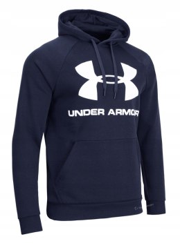 UNDER ARMOUR OCIEPLANA MĘSKA BLUZA Z KAPTUREM BAWEŁNA / rozm M
