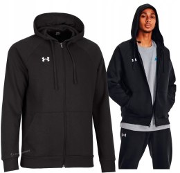 UNDER ARMOUR MĘSKA BLUZA Z KAPTUREM ROZPINANA OCIEPLANA / rozm M