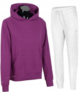 4F DAMSKI DRES BAWEŁNA KOMPLET BLUZA SPODNIE / rozm XS