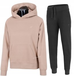 4F OCIEPLANY DAMSKI DRES BAWEŁNA KOMPLET BLUZA SPODNIE / rozm XS