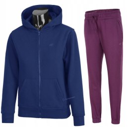 4F DAMSKI DRES BAWEŁNA KOMPLET BLUZA SPODNIE / rozm XL