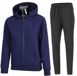4F OCIEPLANY DAMSKI DRES BAWEŁNA KOMPLET BLUZA SPODNIE / rozm M