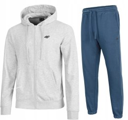 4F MĘSKI DRES BAWEŁNA KOMPLET BLUZA SPODNIE / rozm L