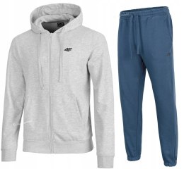 4F MĘSKI DRES BAWEŁNA KOMPLET BLUZA SPODNIE / rozm L