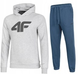 4F MĘSKI DRES BAWEŁNA KOMPLET BLUZA SPODNIE / rozm XXL