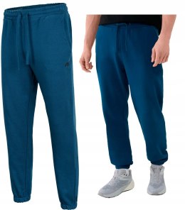 4F MĘSKIE SPODNIE DRESOWE DRESY JOGGERY BAWEŁNA / rozm XL