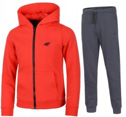 4F OCIEPLANY CHŁOPIĘCY DRES KOMPLET BLUZA SPODNIE / rozm 128