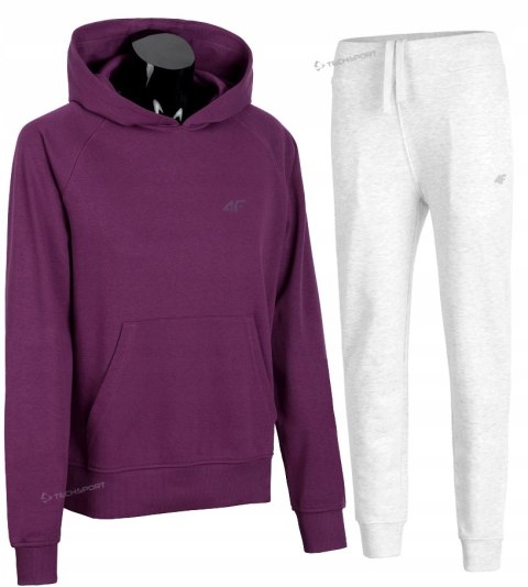 4F OCIEPLANY DAMSKI DRES BAWEŁNA KOMPLET BLUZA SPODNIE / rozm XL 4F OCIEPLANY DAMSKI DRES BAWEŁNA KOMPLET BLUZA SPODNIE / rozm XL