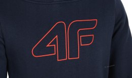 4F OCIEPLANA CHŁOPIĘCA JUNIORSKA BLUZA KANGURKA Z KAPTUREM / rozm 128