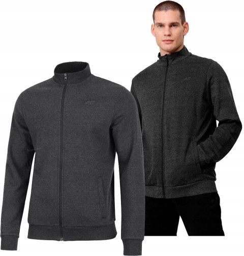 4F OCIEPLANA MĘSKA BLUZA ROZPINANA BAWEŁNIANA / rozm M 4F OCIEPLANA MĘSKA BLUZA ROZPINANA BAWEŁNIANA / rozm M