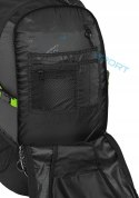 STYLOWY PLECAK CAMPUS HORTON 45l | LEKKI WYGODNY | SZARO-CZERWONY