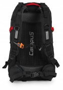 STYLOWY PLECAK CAMPUS HORTON 45l | LEKKI WYGODNY | SZARO-CZERWONY
