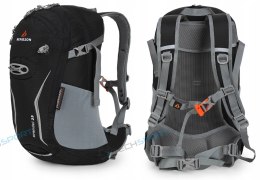 BERGSON ARENDAL 25L | LEKKI PLECAK SPORTOWY | WENTYLOWANY | CZARNY