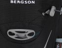 BERGSON ARENDAL 25L | LEKKI PLECAK SPORTOWY | WENTYLOWANY | CZARNY