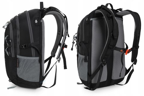 BERGSON EVJE 30L | STYLOWY LEKKI PLECAK Z PRZEWIEWNYM PANELEM | CZARNY BERGSON EVJE 30L | STYLOWY LEKKI PLECAK Z PRZEWIEWNYM PANELEM | CZARNY
