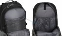 BERGSON EVJE 30L | STYLOWY LEKKI PLECAK Z PRZEWIEWNYM PANELEM | CZARNY