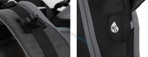 BERGSON EVJE 30L | STYLOWY LEKKI PLECAK Z PRZEWIEWNYM PANELEM | SZARY BERGSON EVJE 30L | STYLOWY LEKKI PLECAK Z PRZEWIEWNYM PANELEM | SZARY