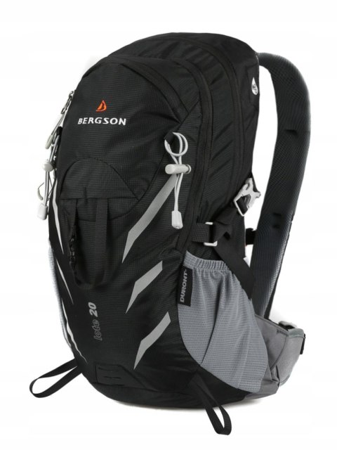 BERGSON LOTE 20L | STYLOWY, LEKKI PLECAK Z ODDYCHAJĄCYM TYŁEM | CZARNY BERGSON LOTE 20L | STYLOWY, LEKKI PLECAK Z ODDYCHAJĄCYM TYŁEM | CZARNY