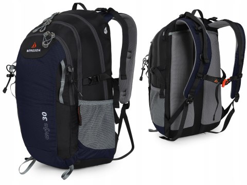 PLECAK BERGSON EVJE 30L | STYLOWY LEKKI FUNKCJONALNY PRZEWIEWNY | GRANATOWY PLECAK BERGSON EVJE 30L | STYLOWY LEKKI FUNKCJONALNY PRZEWIEWNY | GRANATOWY