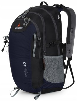 PLECAK BERGSON EVJE 30L | STYLOWY LEKKI FUNKCJONALNY PRZEWIEWNY | GRANATOWY
