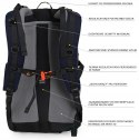 PLECAK BERGSON EVJE 30L | STYLOWY LEKKI FUNKCJONALNY PRZEWIEWNY | GRANATOWY