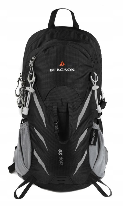 PLECAK BERGSON LOTE 20L | KOMPAKTOWY I WYGODNY | CZARNY PLECAK BERGSON LOTE 20L | KOMPAKTOWY I WYGODNY | CZARNY