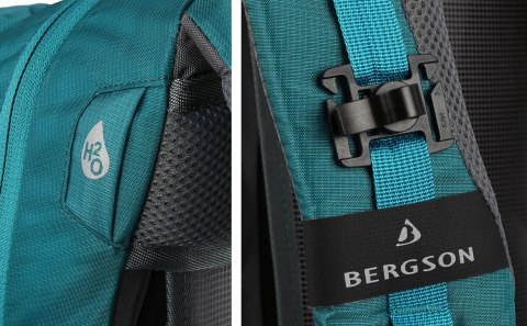 PLECAK BERGSON LOTE 20L | KOMPAKTOWY I WYGODNY | TURKUSOWY PLECAK BERGSON LOTE 20L | KOMPAKTOWY I WYGODNY | TURKUSOWY
