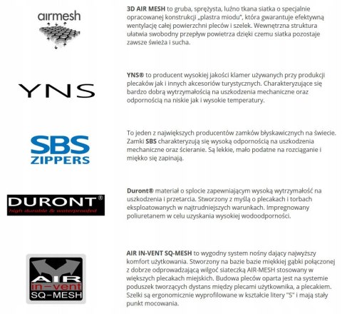 PLECAK GÓRSKI BERGSON EVJE 30L | TURYSTYCZNY LEKKI I ODDYCHAJĄCY | GRANAT