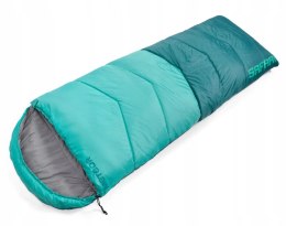 2x ZESTAW ŚPIWÓR METEOR SAFARI 250g DO -2°C | PRAWY+LEWY | SZARY+MIĘTA