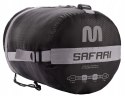 2x ZESTAW ŚPIWÓR METEOR SAFARI 250g DO -2°C | PRAWY+LEWY | SZARY+MIĘTA