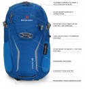 BERGSON ARENDAL 25L | LEKKI PLECAK SPORTOWY WENTYLOWANY | NIEBIESKI
