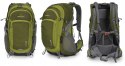 BERGSON MOLDE 30L- WYGODNY GÓRSKI PLECAK | ODDYCHAJĄCY | ZIELONY