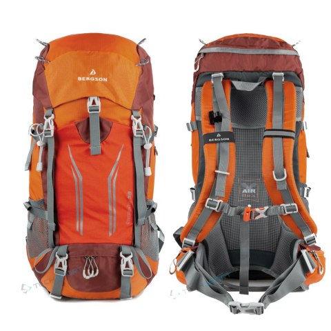 BERGSON TUNNEBO 35L |ODDYCHAJĄCY PLECAK TREKKINGOWY | POMARAŃCZOWY BERGSON TUNNEBO 35L |ODDYCHAJĄCY PLECAK TREKKINGOWY | POMARAŃCZOWY