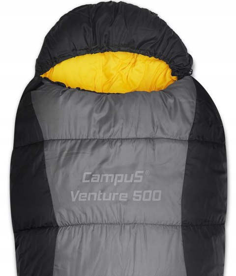 CIEPŁY ZIMOWY ŚPIWOR CAMPUS VENTURE 500 do -17st | ZAMEK LEWY CIEPŁY ZIMOWY ŚPIWOR CAMPUS VENTURE 500 do -17st | ZAMEK LEWY