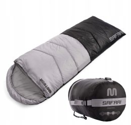 ŚPIWÓR METEOR SAFARI 250g MUMIA DO -2°C TURYSTYCZNY | SZARY