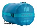ŚPIWÓR METEOR SAFARI 250g MUMIA DO -2°C | ZAMEK LEWY | NIEBIESKI