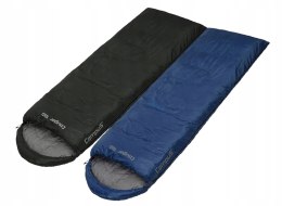 2x ŚPIWÓR CAMPUS COUGAR 150 ZESTAW -0°C ŁĄCZONE ZAMEK L+P | CZARNY + GRANAT
