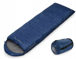 2x ŚPIWÓR CAMPUS COUGAR 150 ZESTAW -0°C ŁĄCZONE ZAMEK L+P | CZARNY + GRANAT