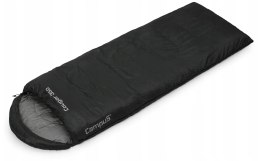 2x ŚPIWÓR CAMPUS COUGAR 350 -9°C ZAMEK L+P ŁĄCZONE TREKKING | CZARNY