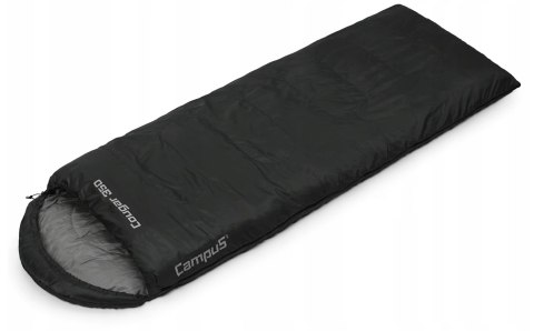 2x ŚPIWÓR CAMPUS COUGAR 350 -9°C ZAMEK L+P ŁĄCZONE TREKKING | CZARNY 2x ŚPIWÓR CAMPUS COUGAR 350 -9°C ZAMEK L+P ŁĄCZONE TREKKING | CZARNY