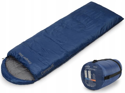 2x ŚPIWÓR CAMPUS COUGAR 350 -9°C ZAMEK L+P ŁĄCZONE TREKKING | GRANATOWY 2x ŚPIWÓR CAMPUS COUGAR 350 -9°C ZAMEK L+P ŁĄCZONE TREKKING | GRANATOWY