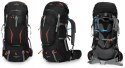 PLECAK TURYSTYCZNY TREKKINGOWY BERGSON MATTERHORN 60-70L DUŻY | CZARNY
